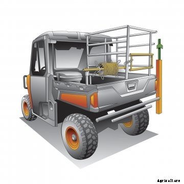 UTV Calf/Fencing Carrier