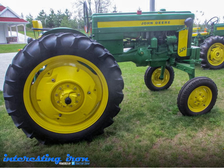 John Deere 320s tractor