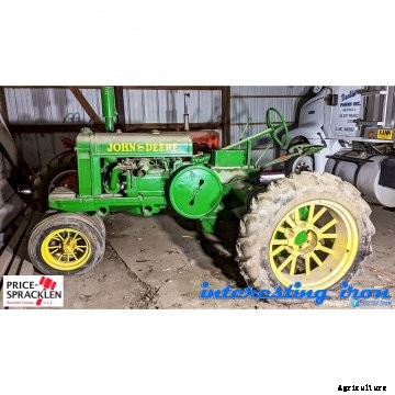John Deere Model GP auction tractor
