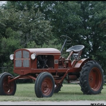 A restored Empire tractor
