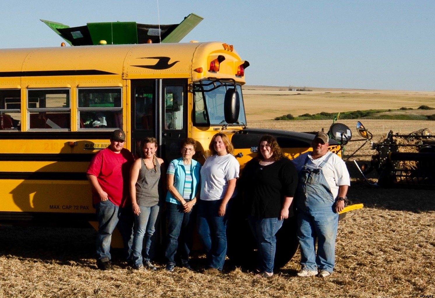 Food bus serves a hungry crew