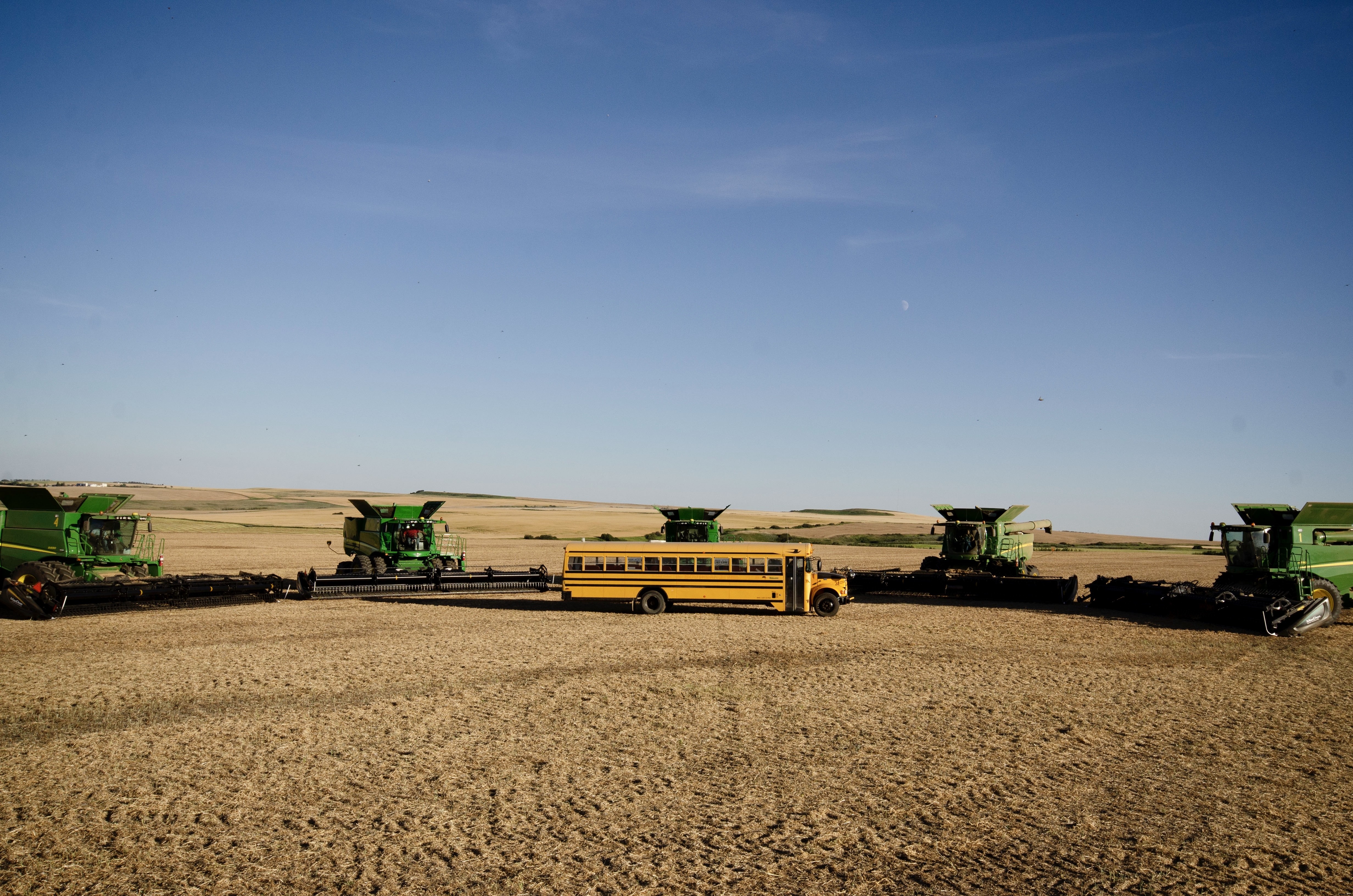 Food bus serves a hungry crew