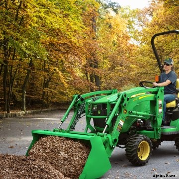 New self-leveling loader for small tractors from John Deere
