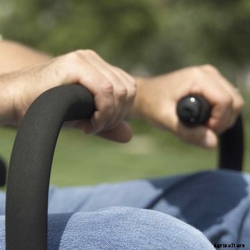 Zero-turn mower operator