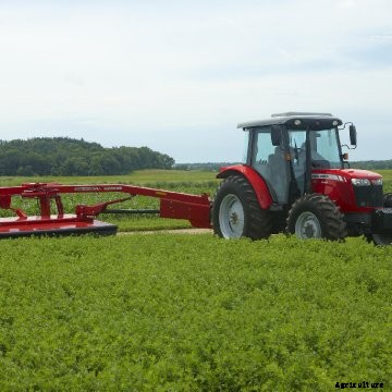 Mower conditioner in the field