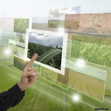 Smart farming showing how technology impacts farming.