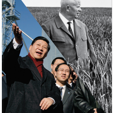 Xi Jinping and Nikita Khrushchev
