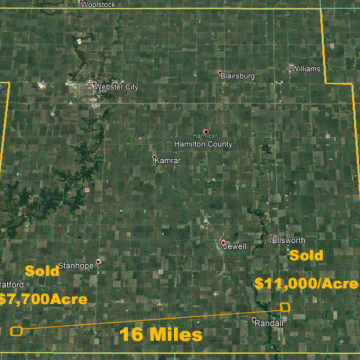 Location and Farmability Are Key Factors in Farmland Prices