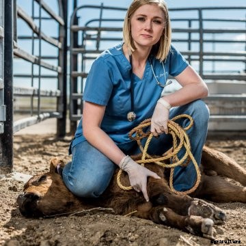 Veterinarian Jacey McDaniel