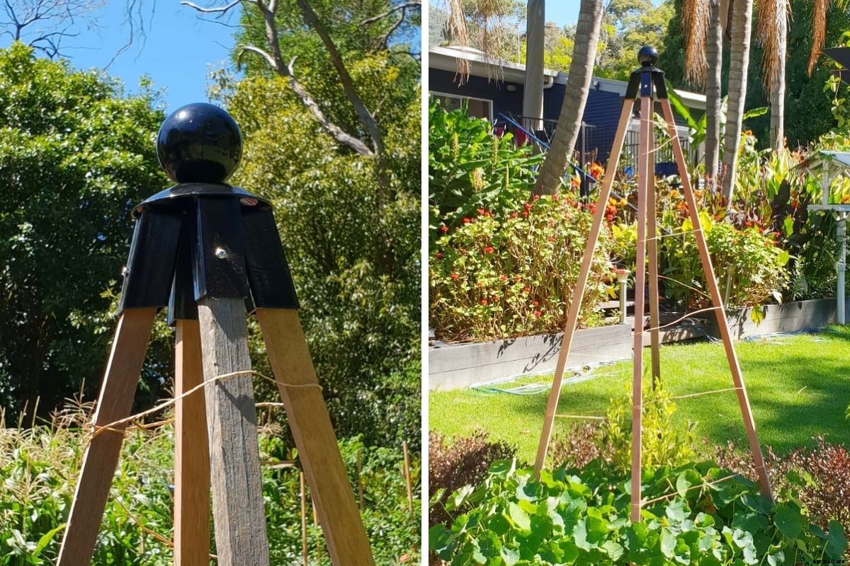 How to Assemble a Four-Post Obelisk Using a Garden Finial