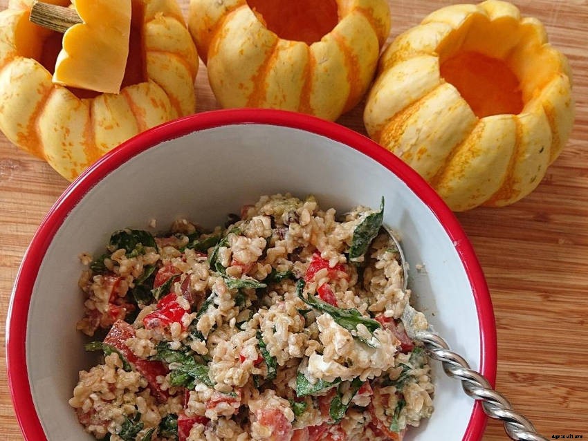 Lets make Stuffed Roasted Sweet Dumpling Squash