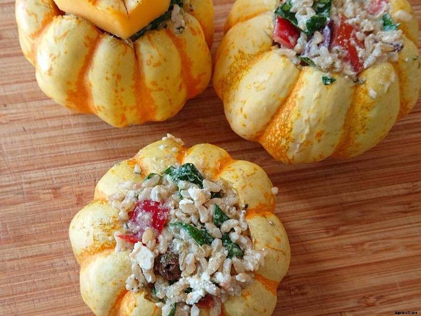 Lets make Stuffed Roasted Sweet Dumpling Squash