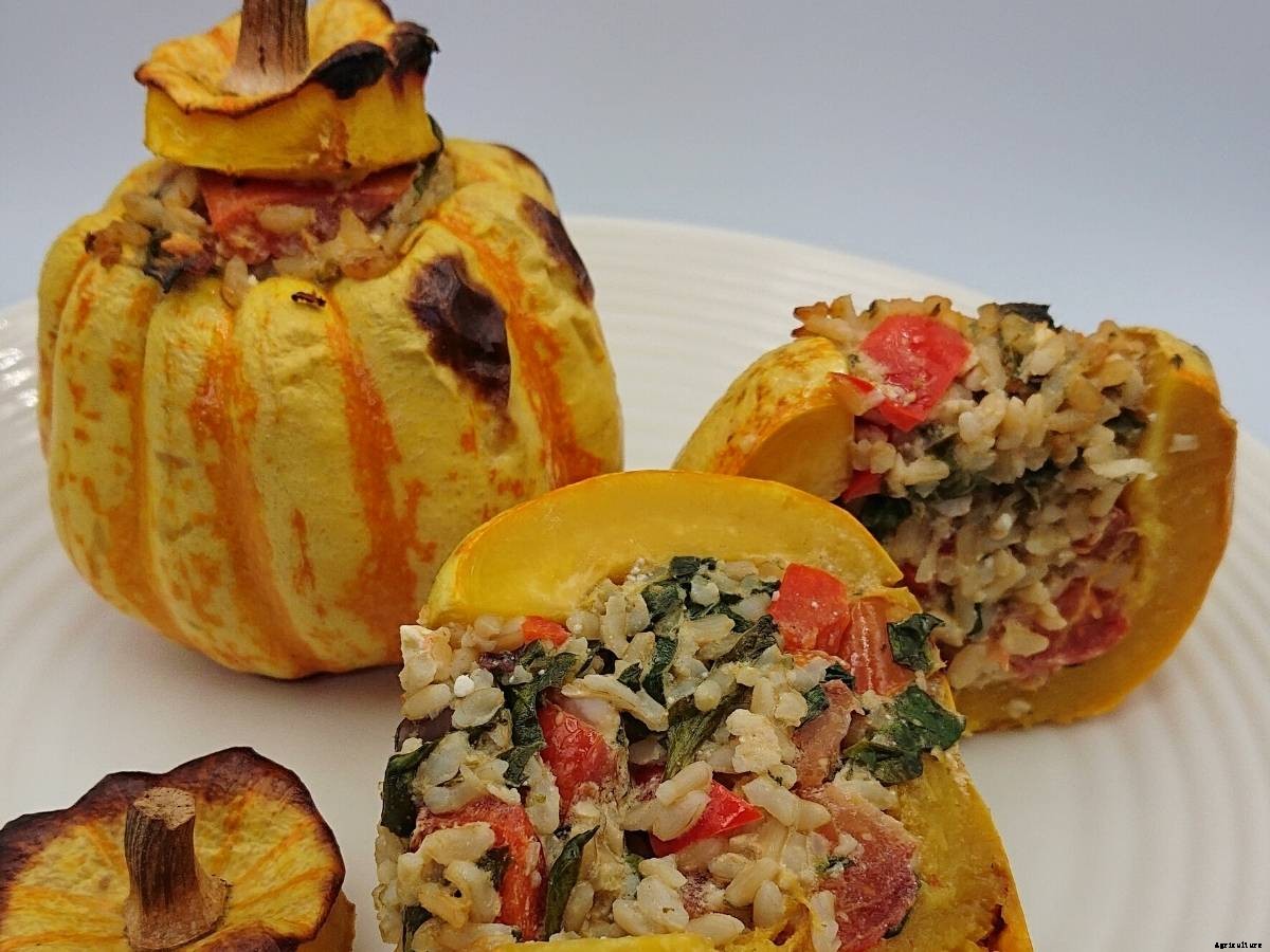 Lets make Stuffed Roasted Sweet Dumpling Squash