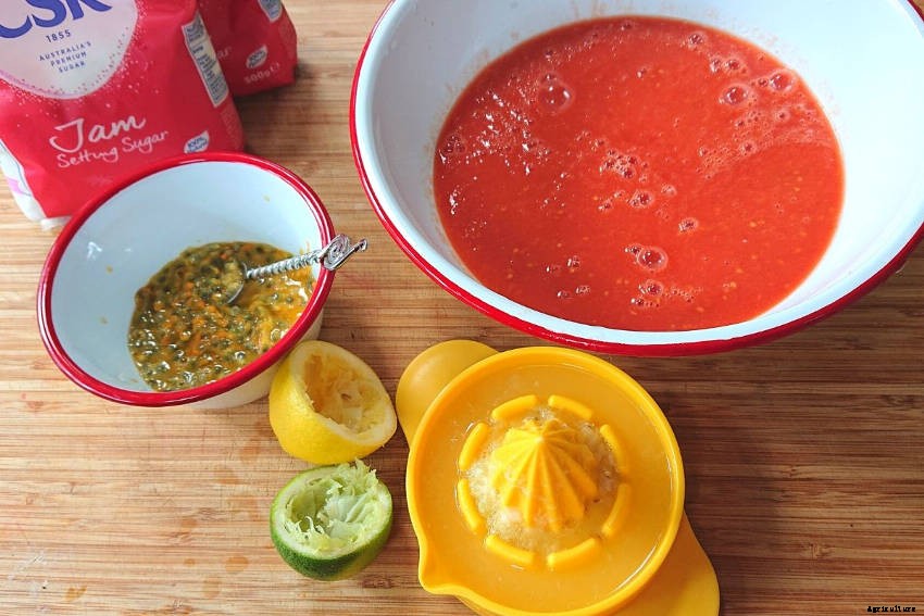 Lets make Passionfruit Tomato Jam!