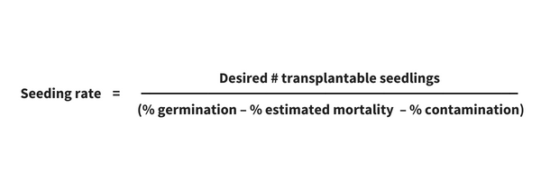 How to Accurately Compensate for Seedling Loss