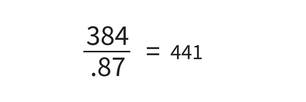 How to Accurately Compensate for Seedling Loss