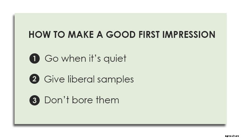 Farmer Tip: 3 Steps to Make a Great First Impression on Restaurant Prospects