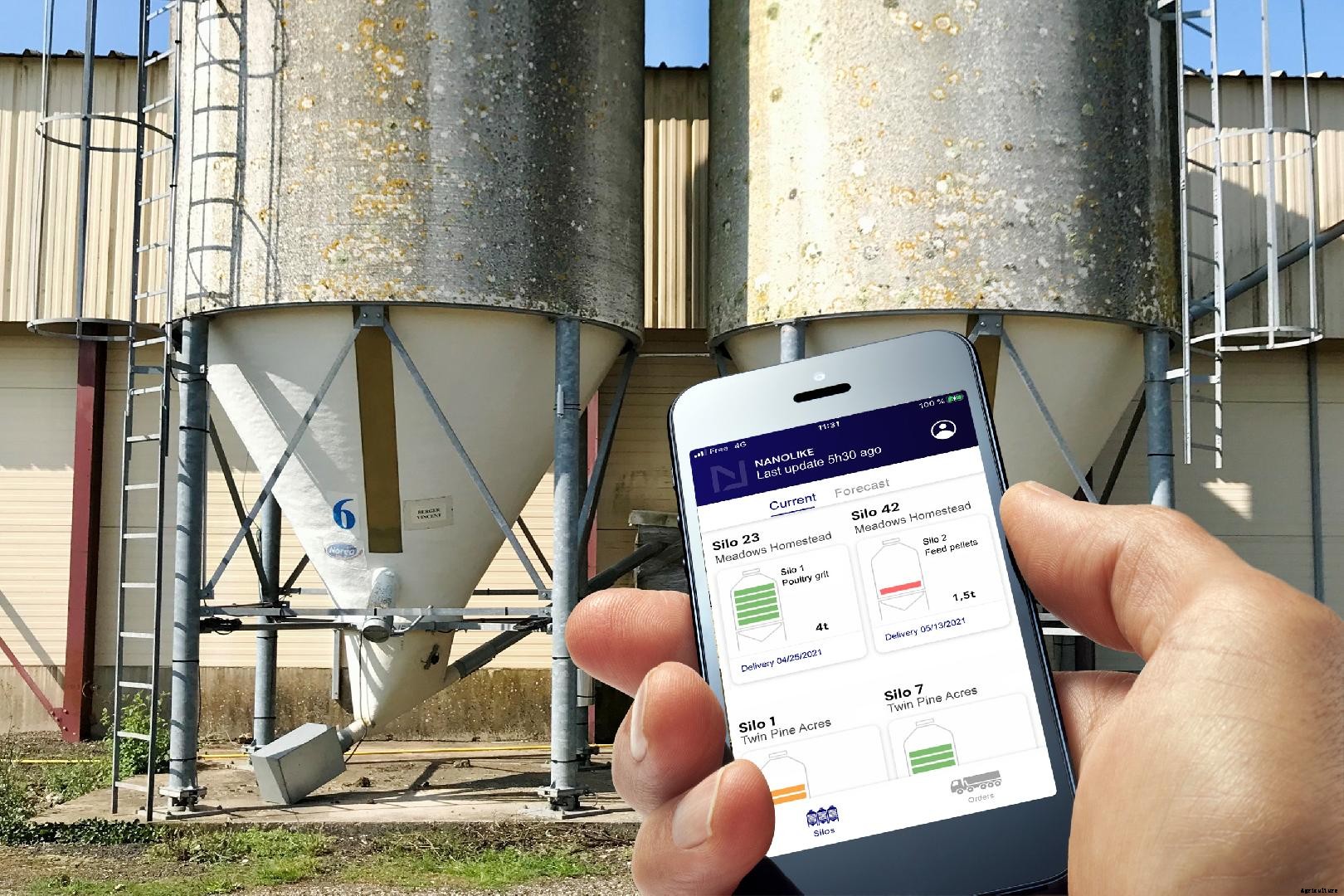 IoT storage solution - connecting animal and fish feed storage silos across the globe