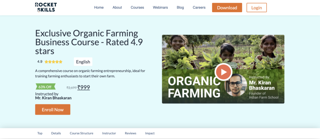 Best Organic Farming Courses in India