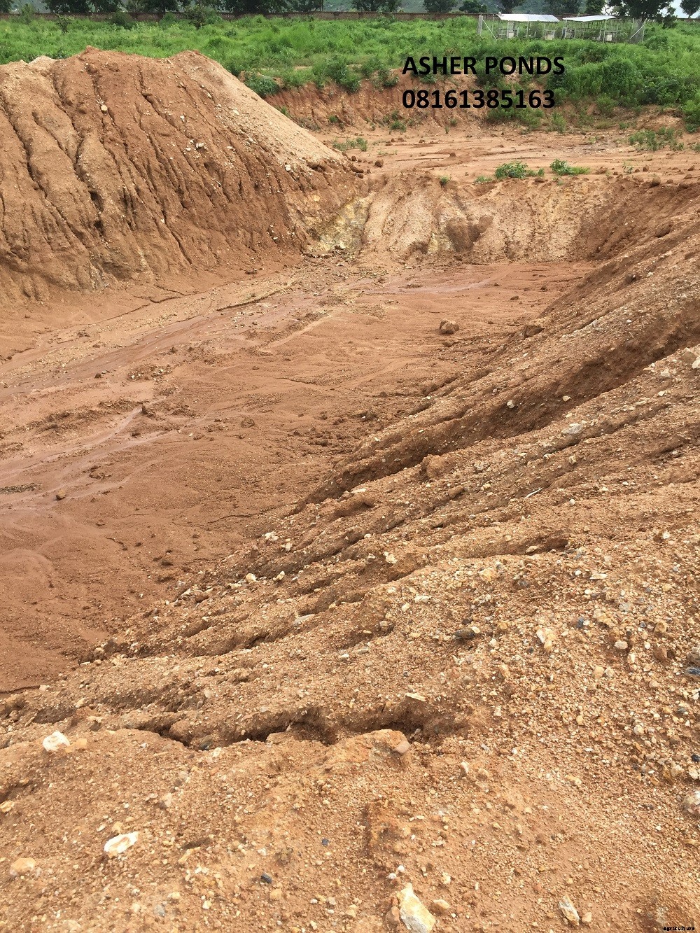 How to line your pond with tarpaulin in Nigeria.