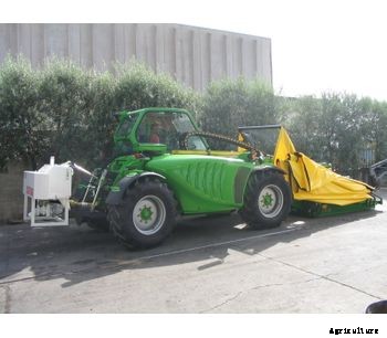 Sicma - Model Harvesting kit for telehandlers - Harvester for olives, nuts, cherries, plums with trunk shaker (equipped with or without umbrella)