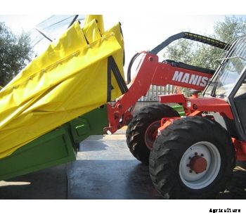 Sicma - Model Harvesting kit for telehandlers - Harvester for olives, nuts, cherries, plums with trunk shaker (equipped with or without umbrella)