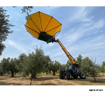 Sicma - Model Agrifarmer 28.7 - Harvester for olives, nuts, cherries, plums with trunk shaker (equipped with or without umbrella)