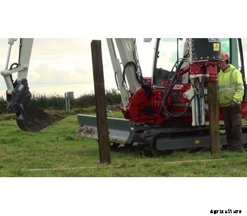 Vector PowerDrive - Excavator Post Driver