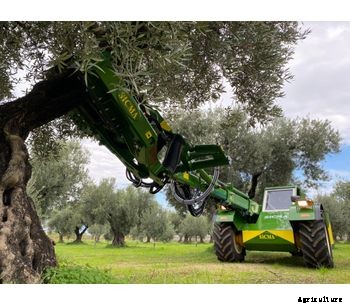 Sicma - Model F3 - Harvester for olives, nuts (e.g. walnuts, almonds, pistachio etc.), cherries, plums with trunk shaker (equipped with or without umbrella)