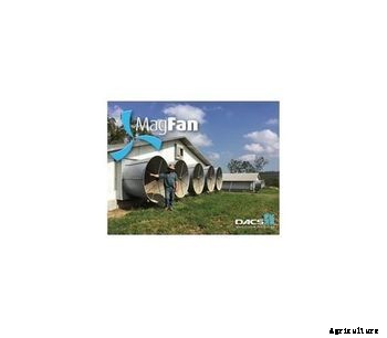 MagFan - Model 57 Inch - Ultra Efficient, Energy Saving Wall Fan for Poultry and Pig Production
