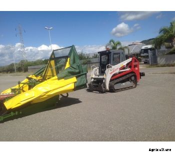 Sicma - Model Skid Steer Loader kit - Harvester for olives, nuts, cherries, plums with trunk shaker (equipped with or without umbrella)
