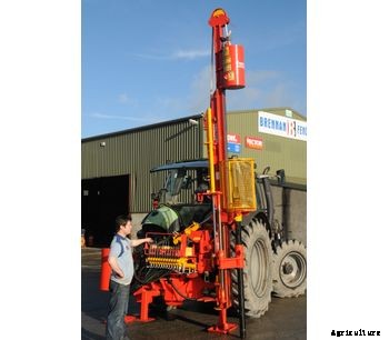 Vector PowerDrive - Model 4 - Contractor 120° Swing Fence Post Driver