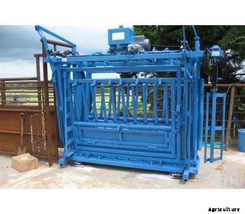 Cattleac - Model C-I - Hydraulic Squeeze Chutes with Scales