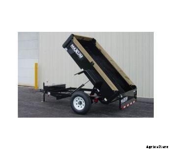Maxum - Model 5x8 - Low-Profile Dump Trailer