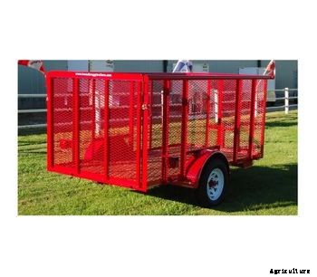 Model SA - Single Axle Landscape Trailers