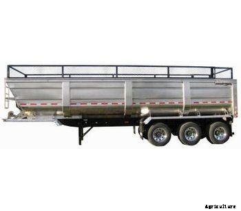 Aluminum 5 Wheel End Dump Trailer