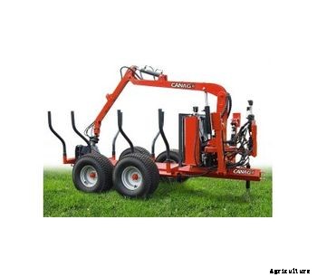 Forestpro - Model I - 9.5 ` Boom Log Loading Trailer