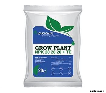 Water-Soluble Fertilizers -20 20 20 +ТE