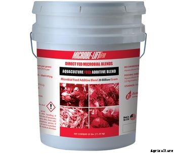 Microbe-Lift - Model DFMAQ20BFA25 - Feed Additive Blend 20-Billion CFU/g for Aquaculture