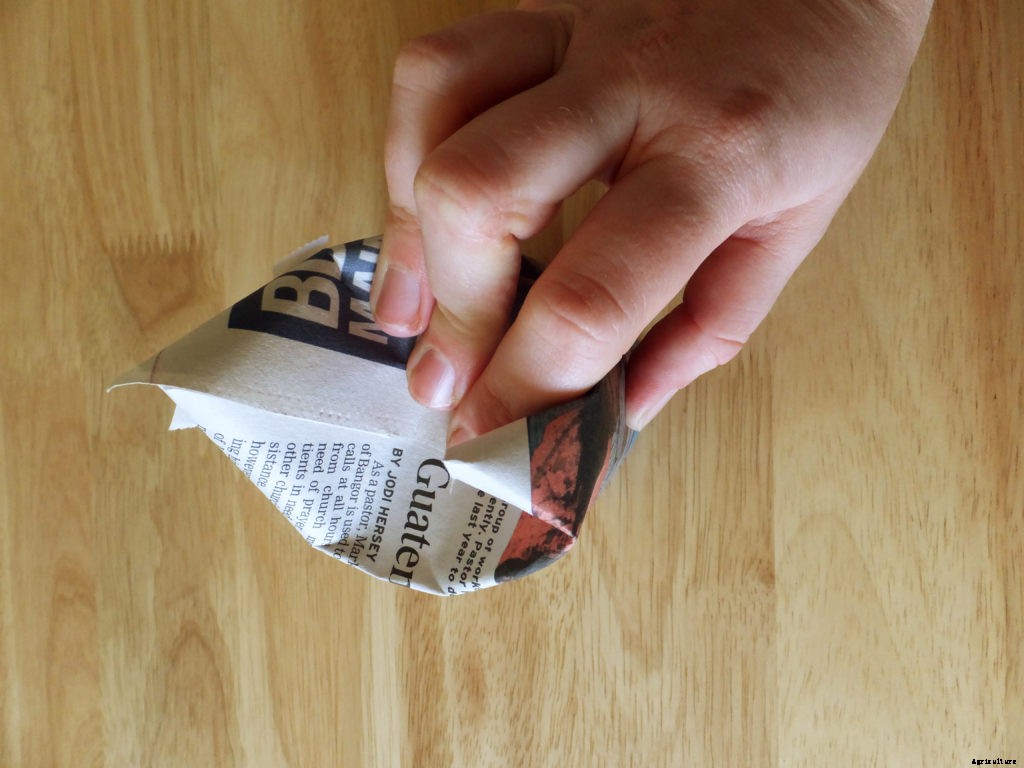 How to make starter pots from newspaper