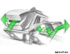 BCS - Model NEVA R7 | R8 Avant - Front-Mounted Mower-Conditioner, Chevron Roller Conditioner