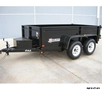 Bri-Mar - Model DT610LP-LE-7 - Tandem Axle - Low Profile Dump Trailer