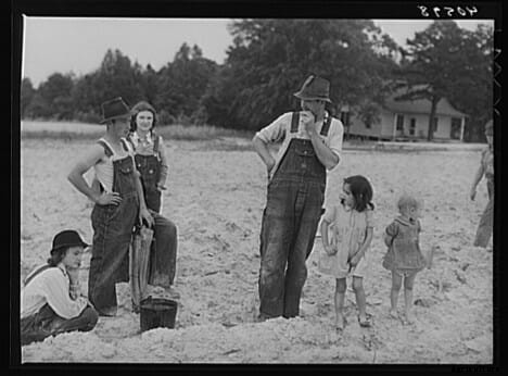 Six Vintage Pictures of Farmers Planting