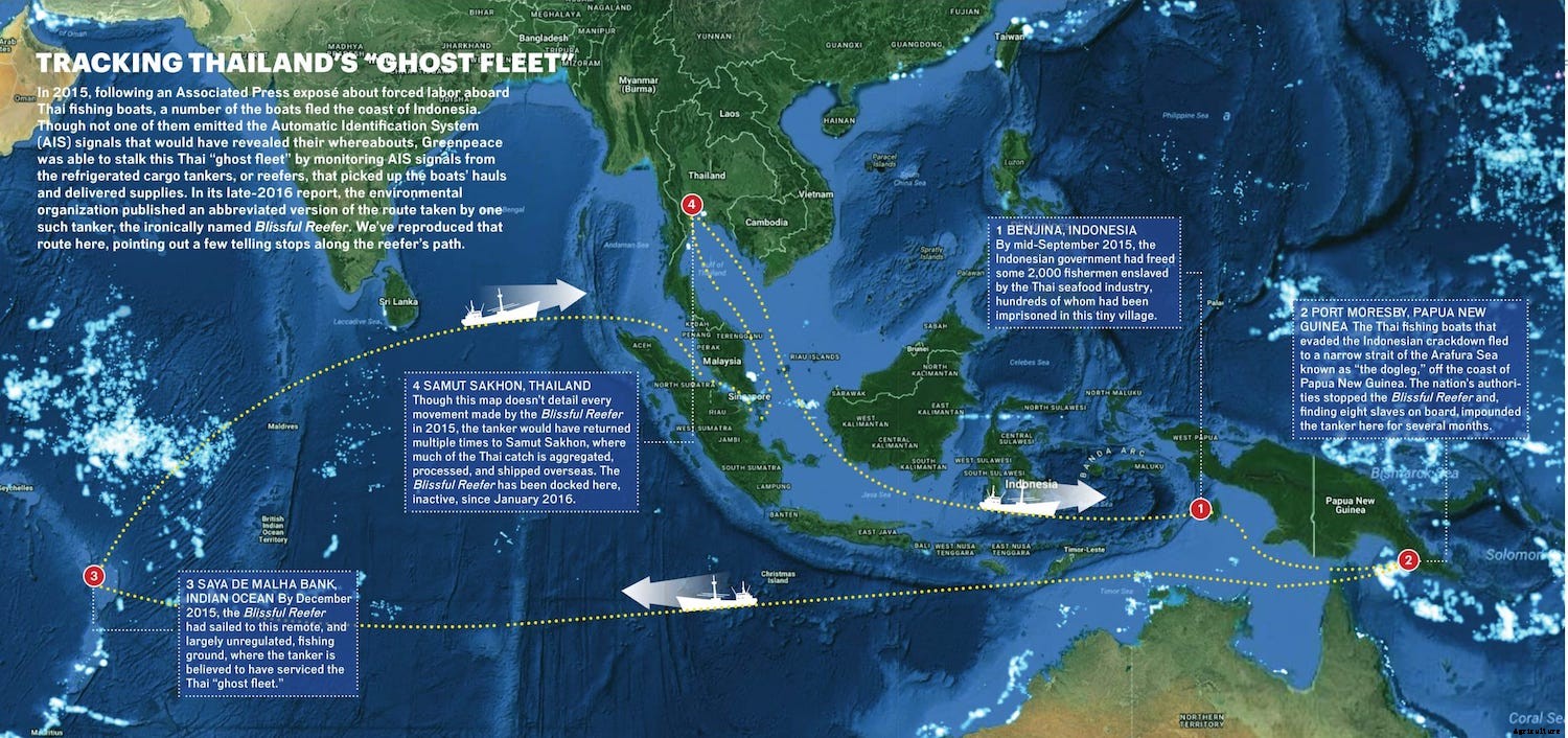 Can Satellite Surveillance Help End Slavery in the Seafood Industry?