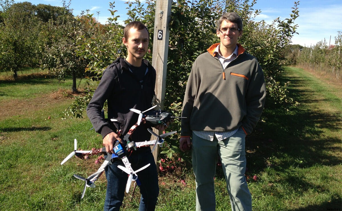 Using Drones in the Fight Against Apple Scab