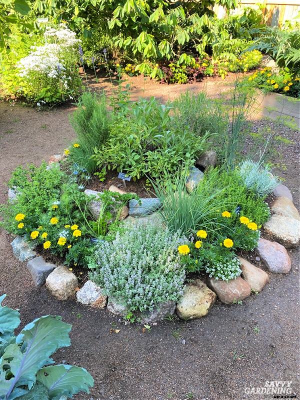 An herb spiral: A beautiful and productive bed for growing garden herbs