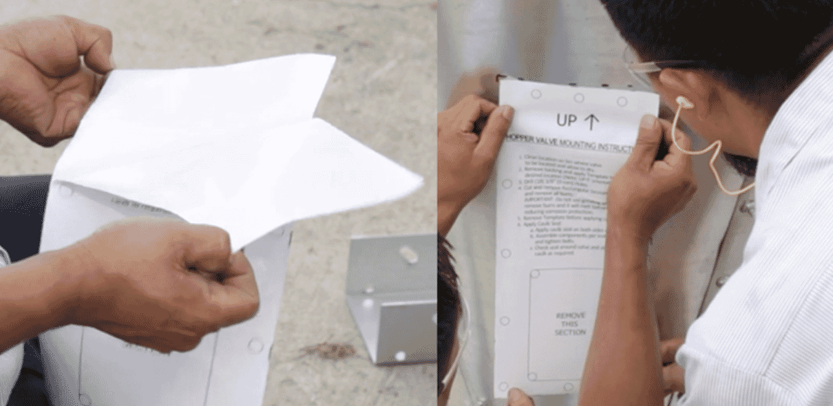 DIY feed bin hopper valve