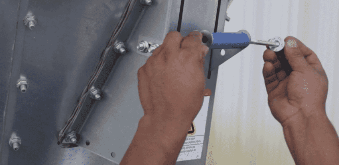 DIY feed bin hopper valve