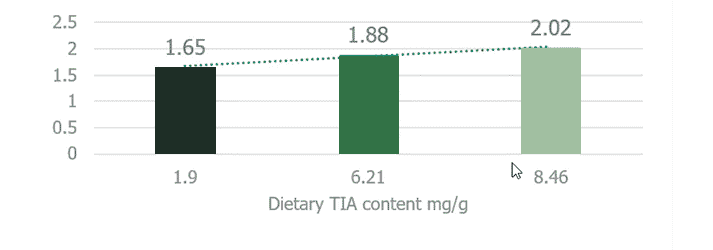 Soy trypsin inhibitors do affect the growth and gut health of chickens