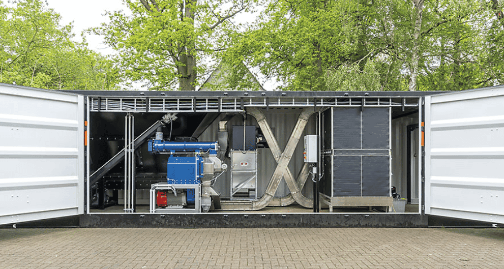 Residue treatment: fertiliser turned into pellets!